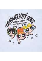The Powerpuff Girls x Acmedelavie Crayon Artwork Crop T-Shirts White