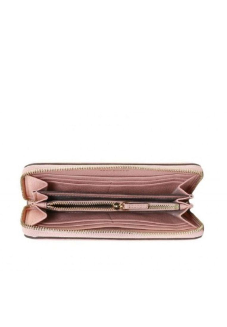Thea Multi-Gusset Zip Continental Wallet Pink Quartz