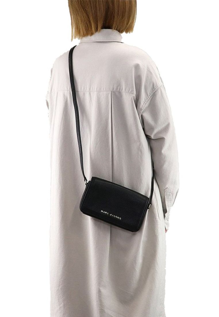Mini Leather Crossbody Black