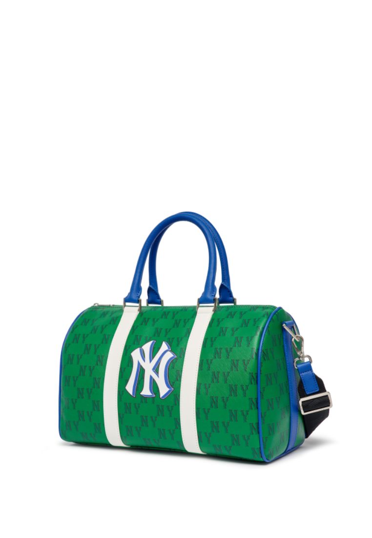 Monotive Coated Canvas M-Boston Bag NEW YORK YANKEES green