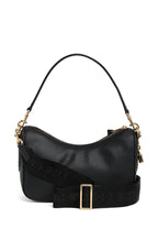 Small Convertible Shoulder Bag Black