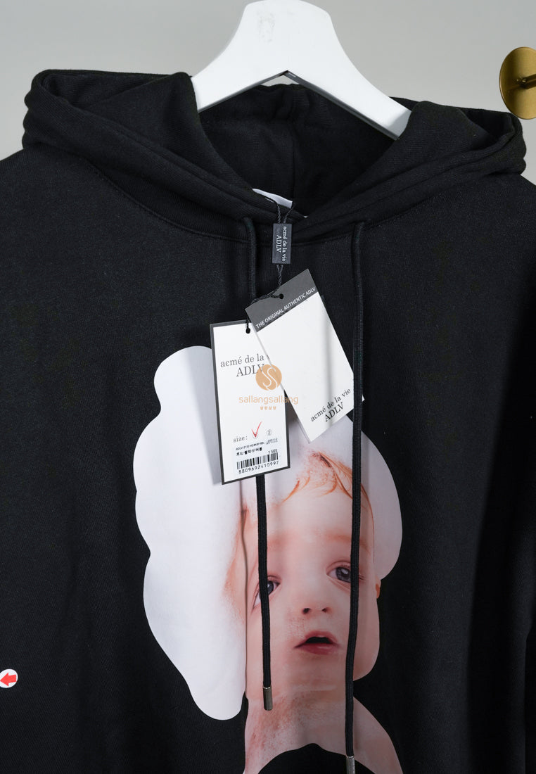 [DEFECT SALE 94] Baby Face Hoodie Black Bubble 1