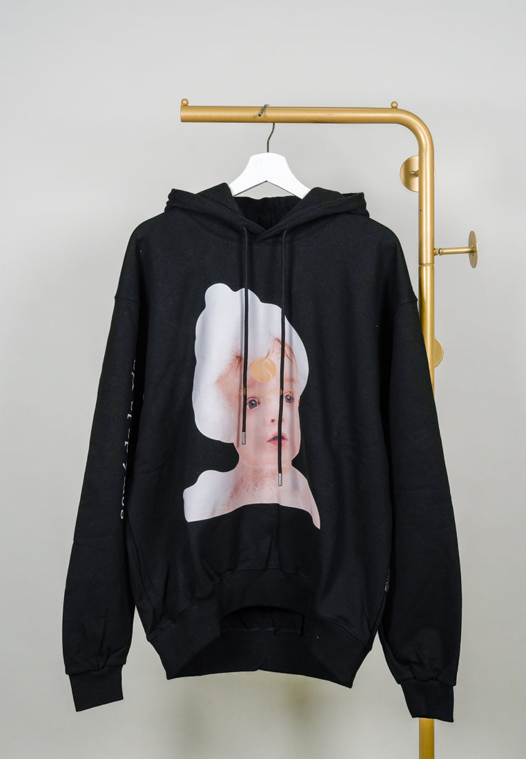 [DEFECT SALE 94] Baby Face Hoodie Black Bubble 1