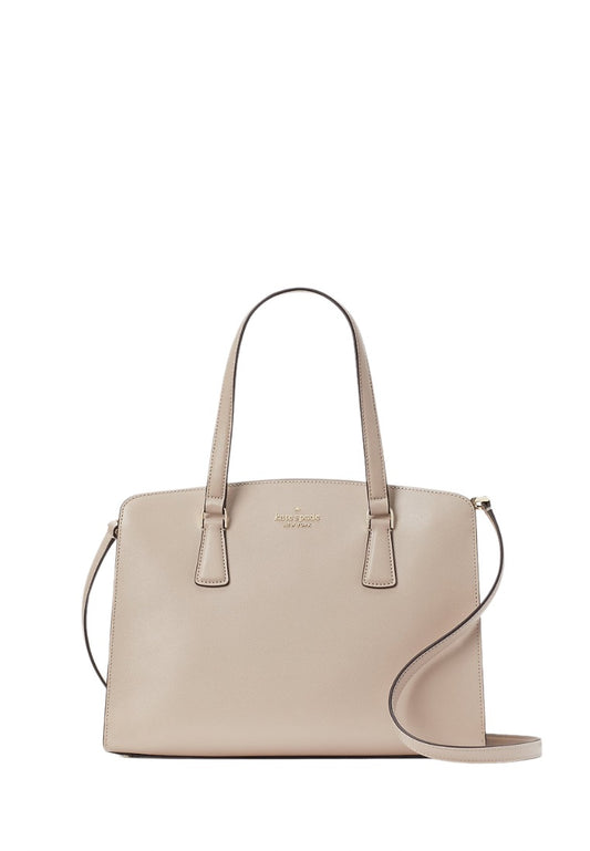 Perry Leather Medium Satchel Tusk