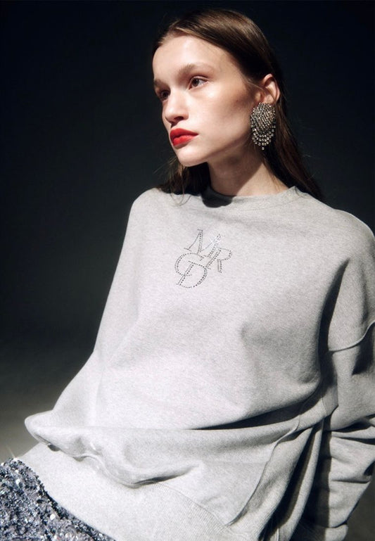 Sweatshirt Logo MRCD Grey Silver