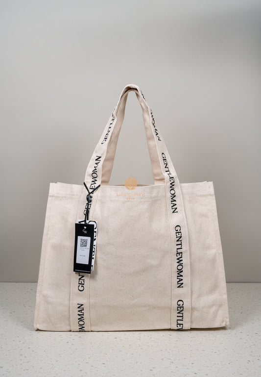 [DEFECT SALE 98] LOGO STRAP Shopping Tote
