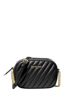 Small Oval Camera Crossbody Black