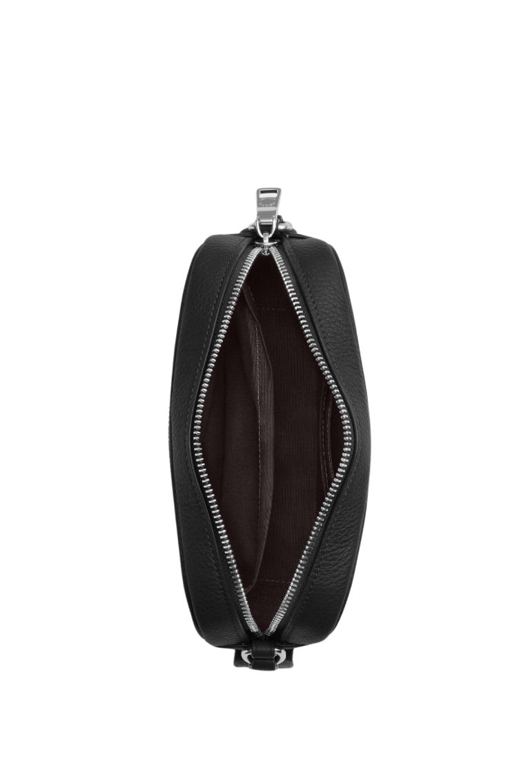 Mini Jamie Camera Bag In Signature Jacquard Smoke Black Multi