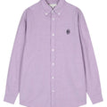 Embroidery Oxford Shirt Light Purple