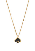 Everyday Spade Enamel Mini Pendant Black