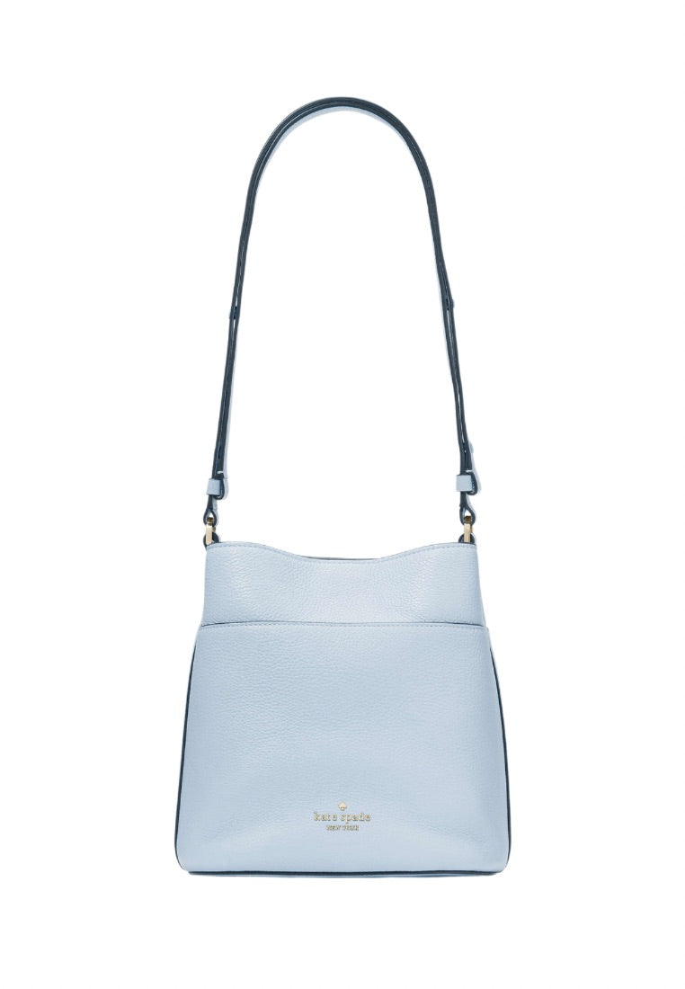 Leila Small Bucket Bag Muted Blue
