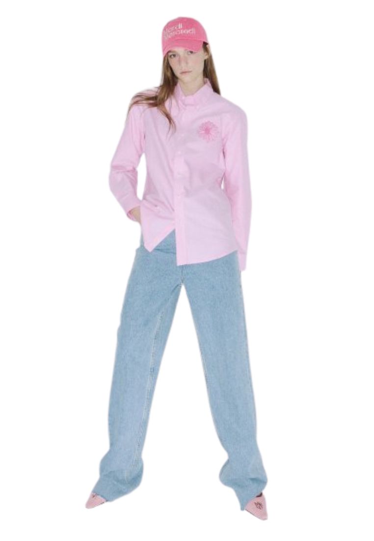 Oxford Shirt Pink Hotpink