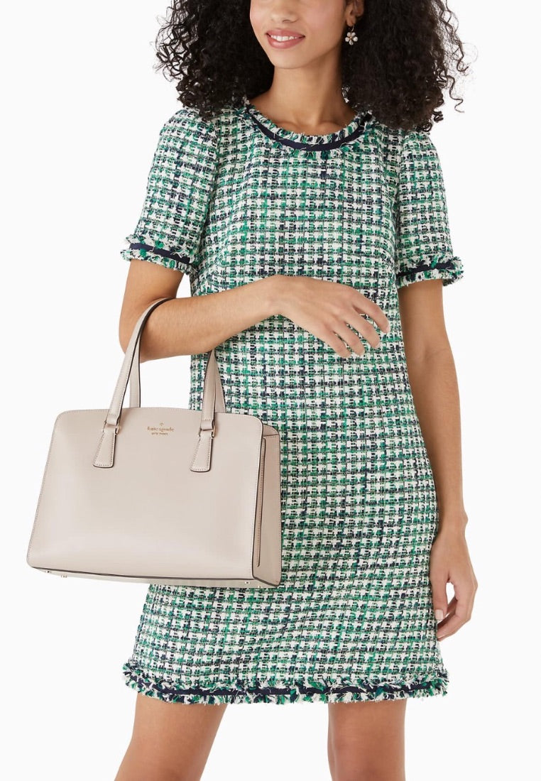 Perry Leather Medium Satchel Tusk