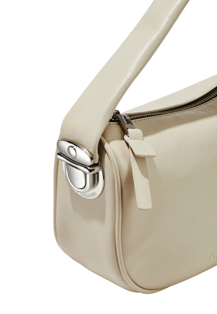 Pushlock Leather The Mini Hobo Cloud White
