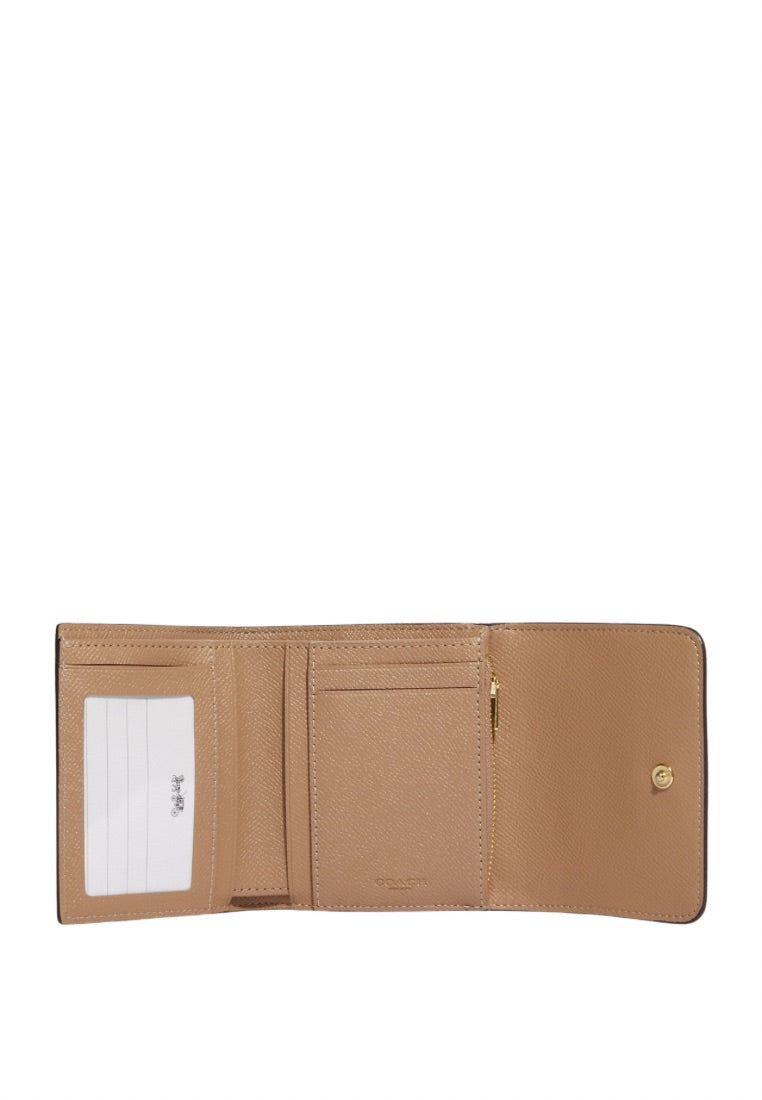Small Trifold Wallet In Colorblock Chalk Multi