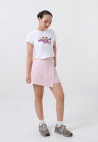 The Powerpuff Girls x Acmedelavie Gradient Curlylogo Crop T-Shirts White