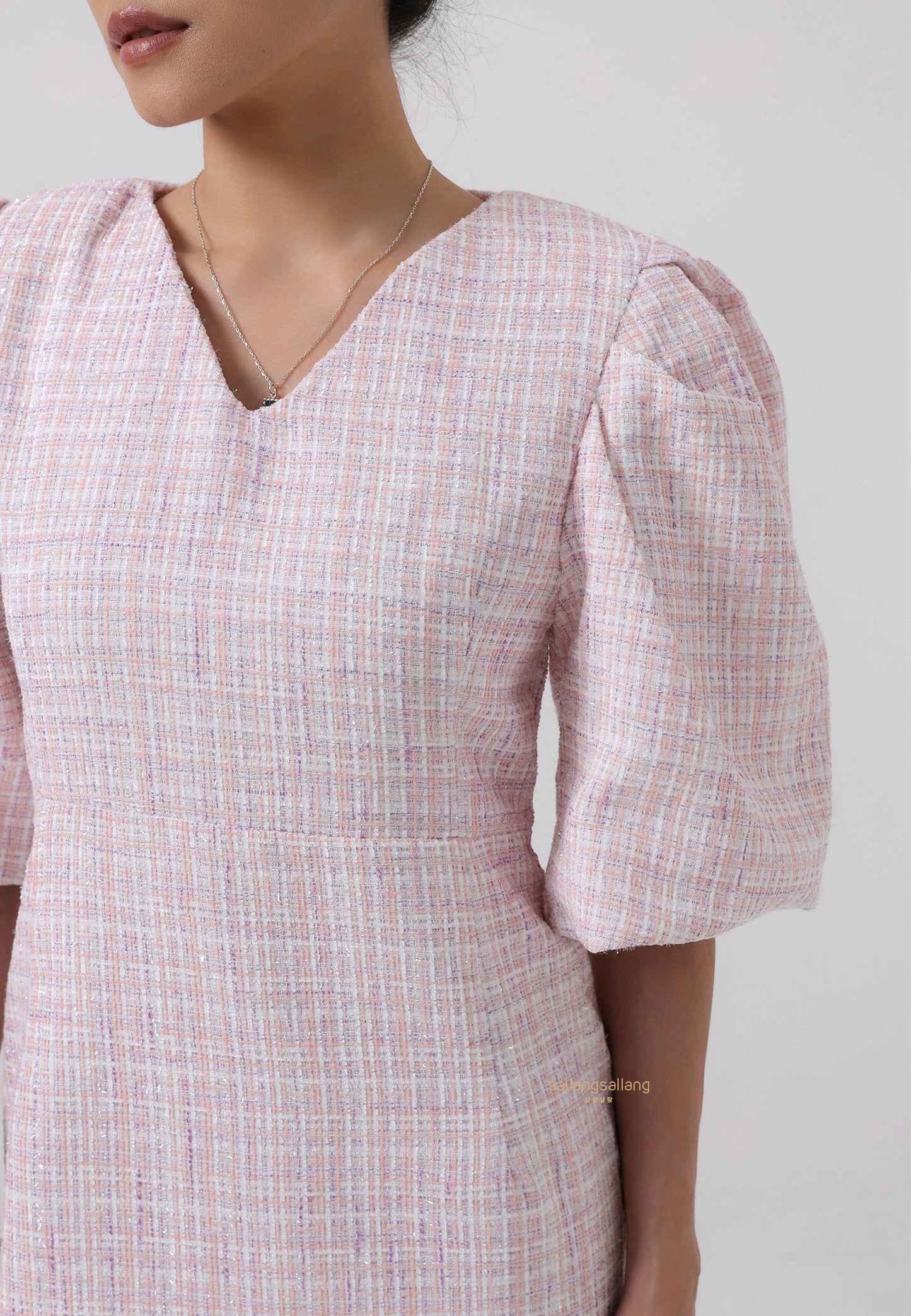 [MADE] Tweed Dress Pink