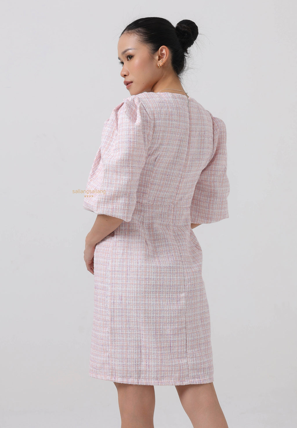 [MADE] Tweed Dress Pink