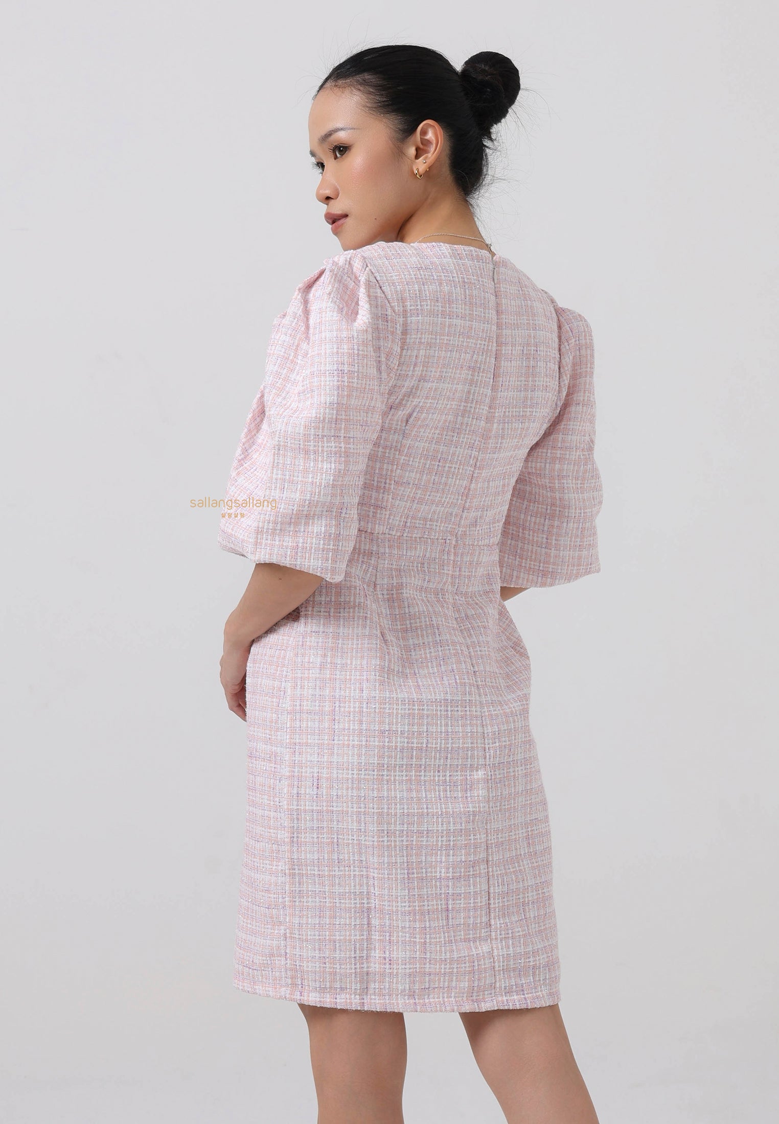 [MADE] Tweed Dress Pink