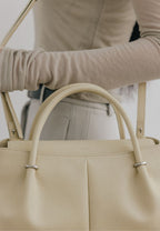 ANNEAU FLAP BAG hay yellow