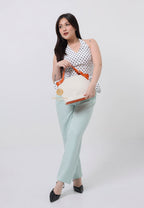 Aileen Canvas Bag L / Brown
