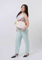 Aileen Canvas Bag L / Brown