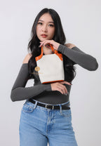 Aileen Canvas Bag S / Brown