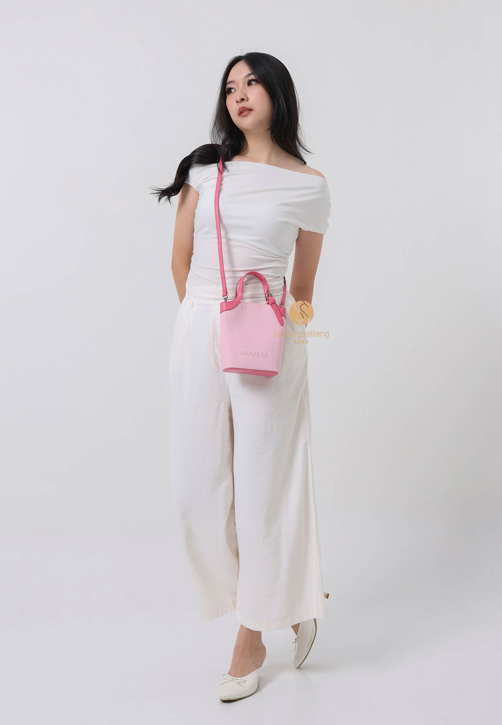 Aileen Canvas Bag S / Pink