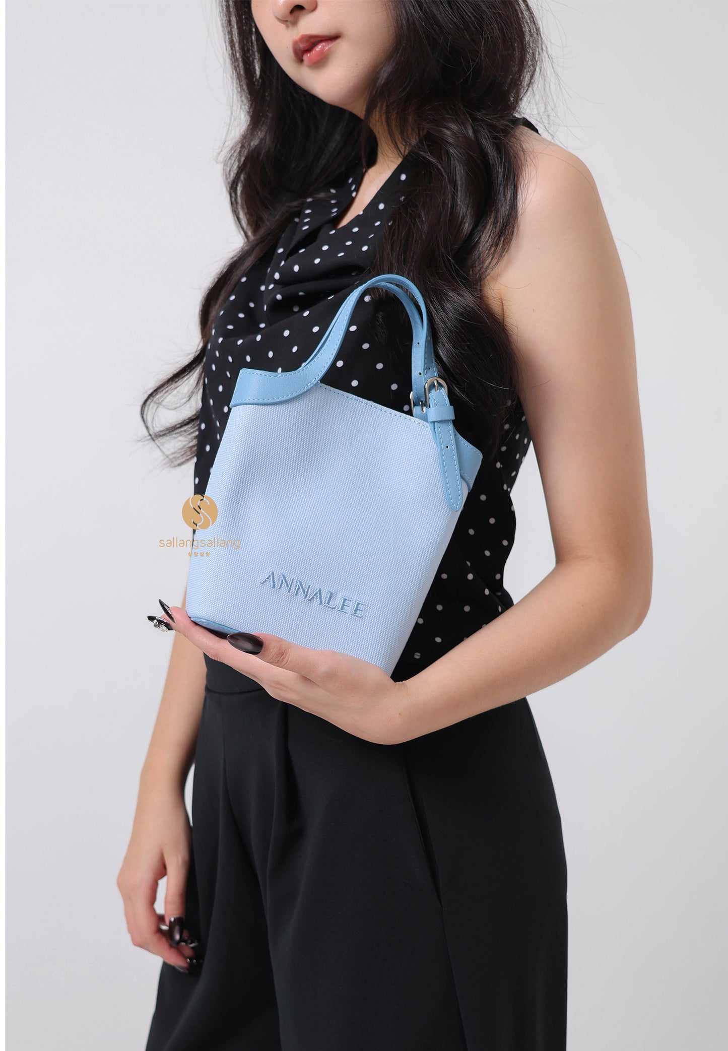 Aileen Canvas Bag S / Sky Blue