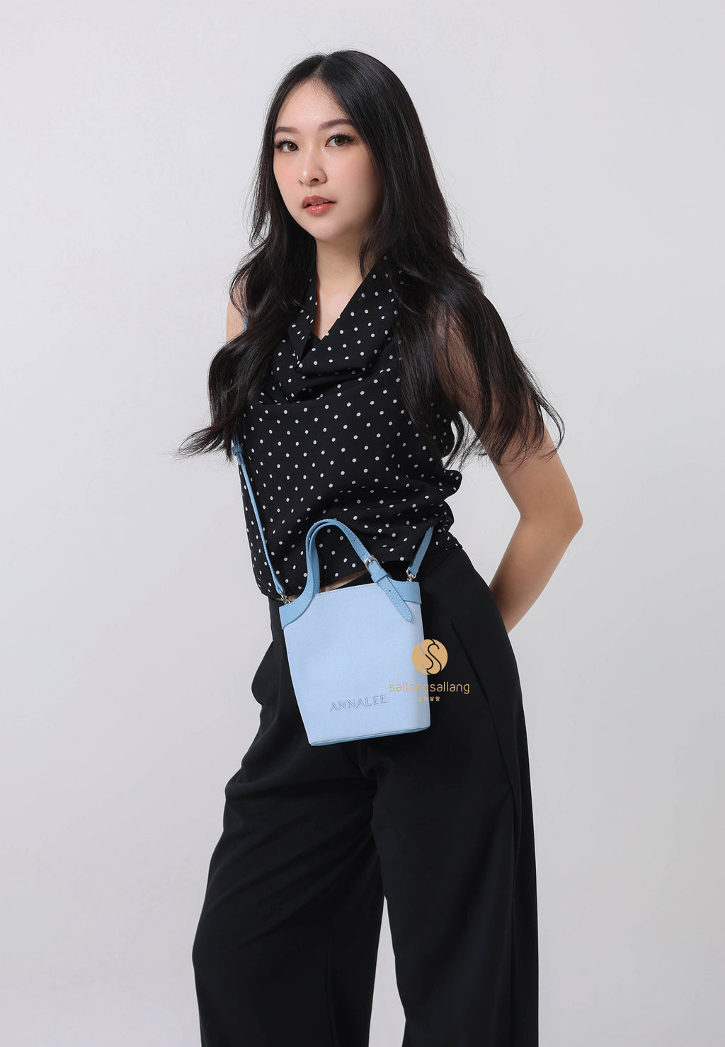 Aileen Canvas Bag S / Sky Blue