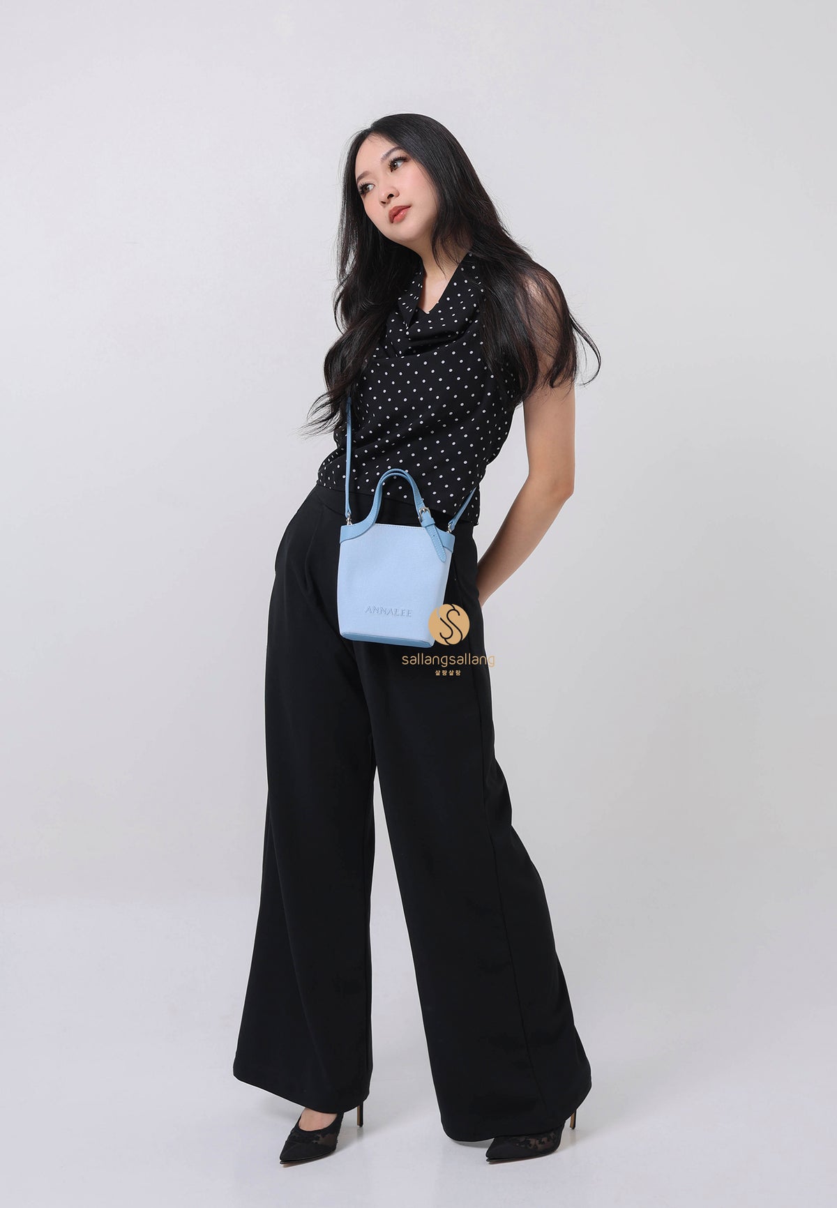 Aileen Canvas Bag S / Sky Blue