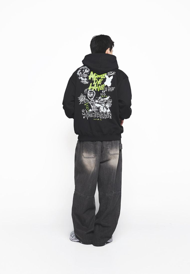 Alien Universe Hoodie Black