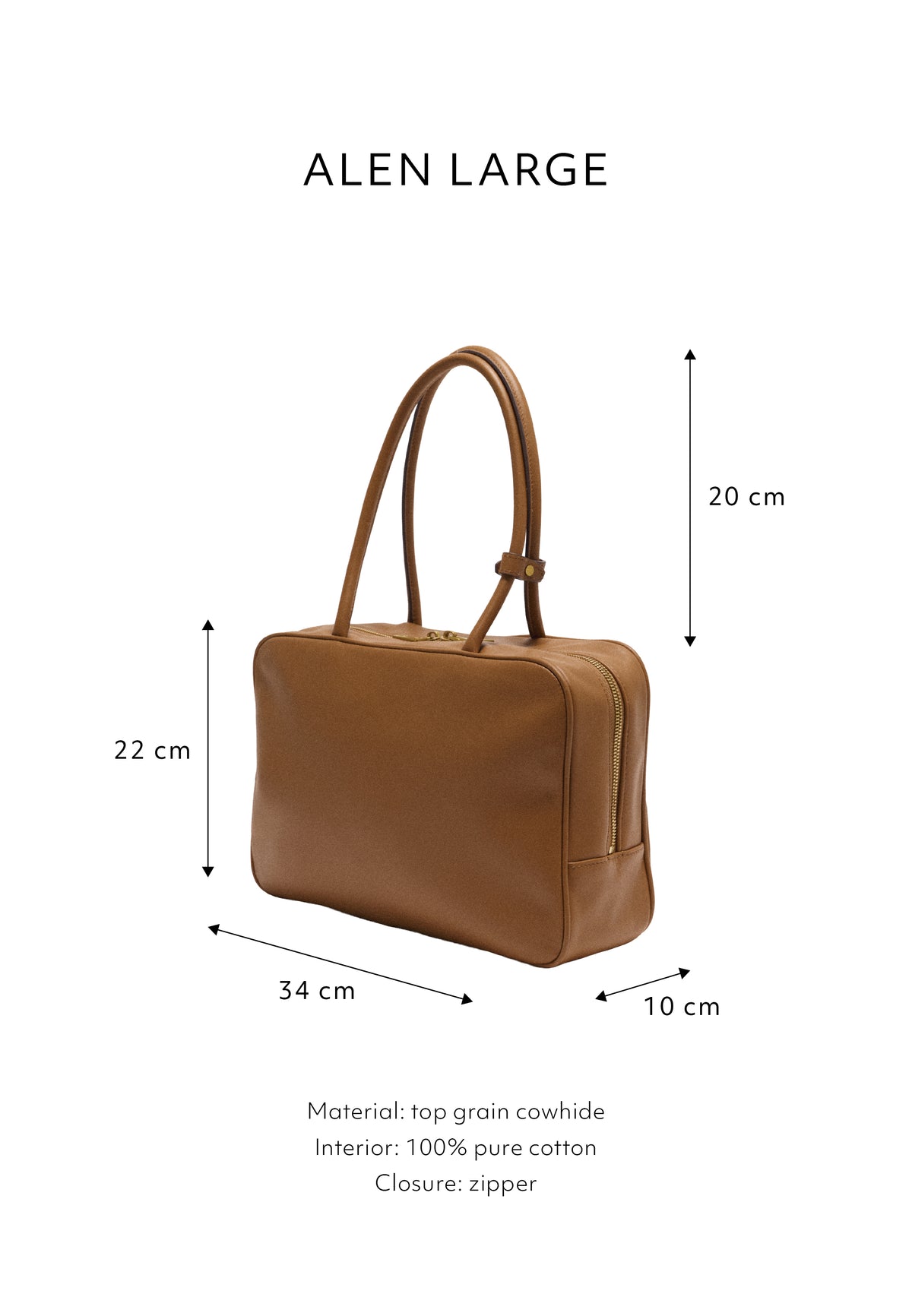 ALEN Large Warm Brown