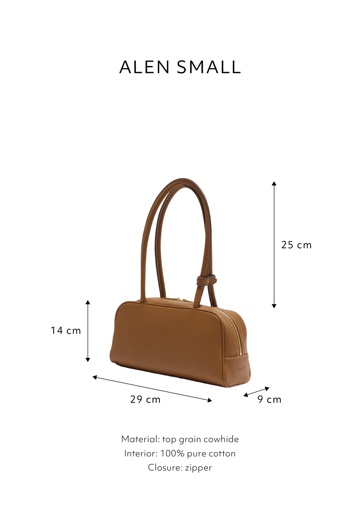 ALEN Small Warm Brown