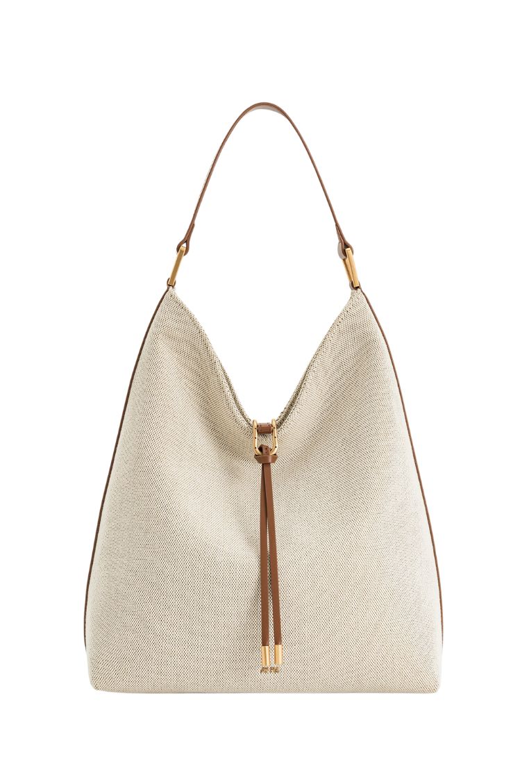 Aria Shoulder Bag - Brown Canvas