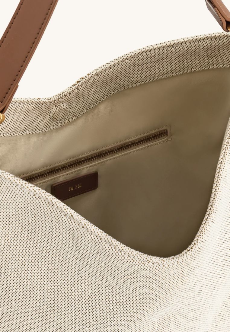 Aria Shoulder Bag - Brown Canvas