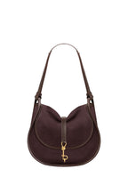 Arla Small Faux Suede Hobo Bag - Chocolate