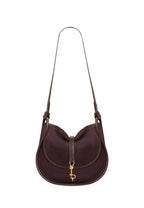 Arla Small Faux Suede Hobo Bag - Chocolate