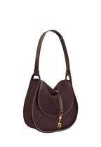 Arla Small Faux Suede Hobo Bag - Chocolate