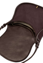 Arla Small Faux Suede Hobo Bag - Chocolate