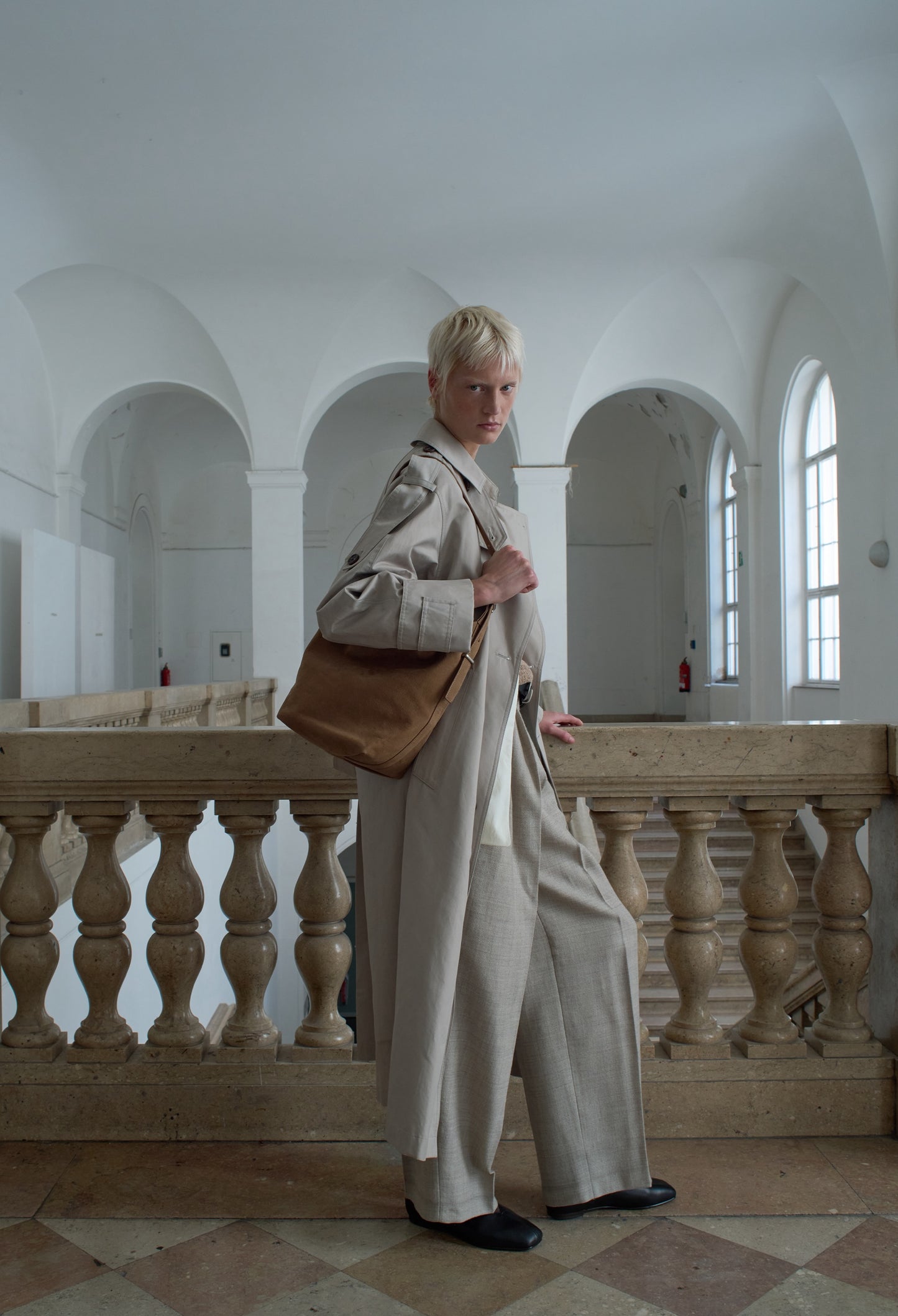 BAIA BAG nubuck fawn