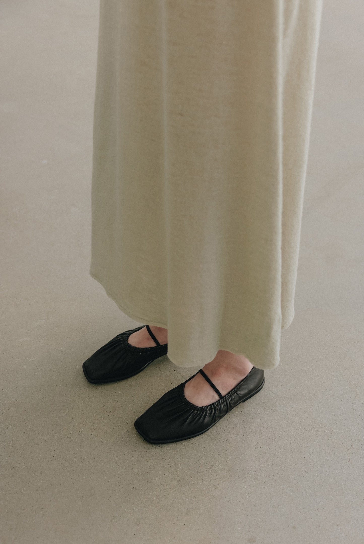 BALLET FLAT soft black