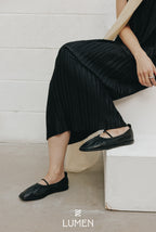 BALLET FLAT soft black