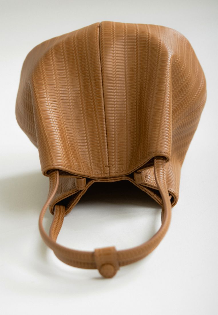 BON BALLON BAG embo camel