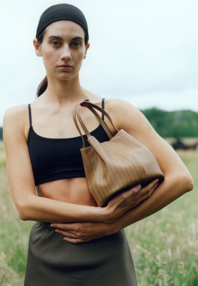 BON BALLON BAG embo camel