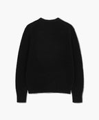BOUCLE CLASSIC LOGO KNIT PULLOVER black