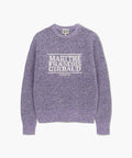 BOUCLE CLASSIC LOGO KNIT PULLOVER light purple