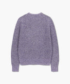 BOUCLE CLASSIC LOGO KNIT PULLOVER light purple