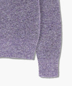 BOUCLE CLASSIC LOGO KNIT PULLOVER light purple