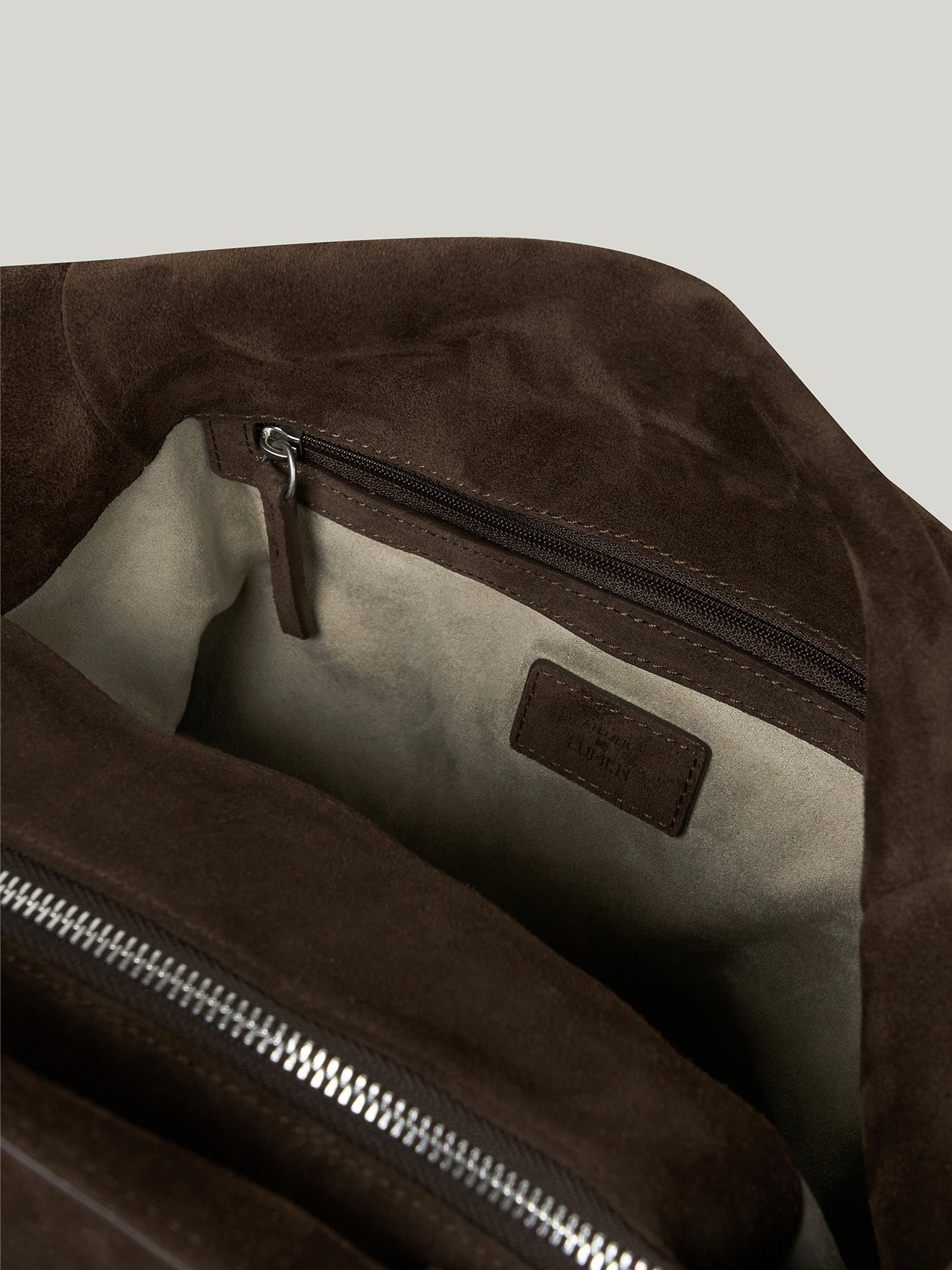 BRISE GRAND BAG suede brown